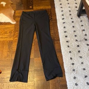 These unfortunately no longer fit but are in great condition. Never hemmed 33”.